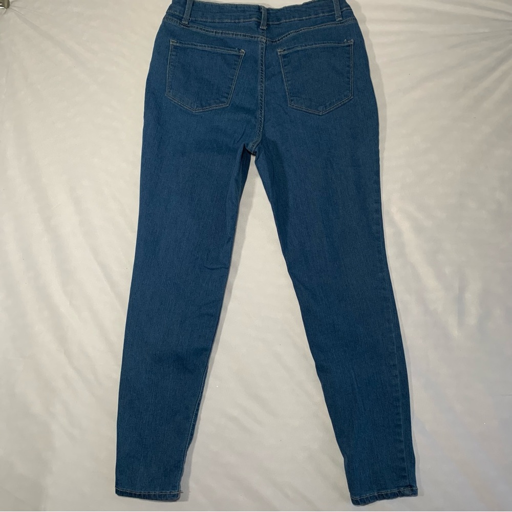 WOMENS SIZE 11 NO BOUNDARIES BLUE JEANS SKINNY STRETCH CASUAL COMFORT‎ - Picture 3 of 9